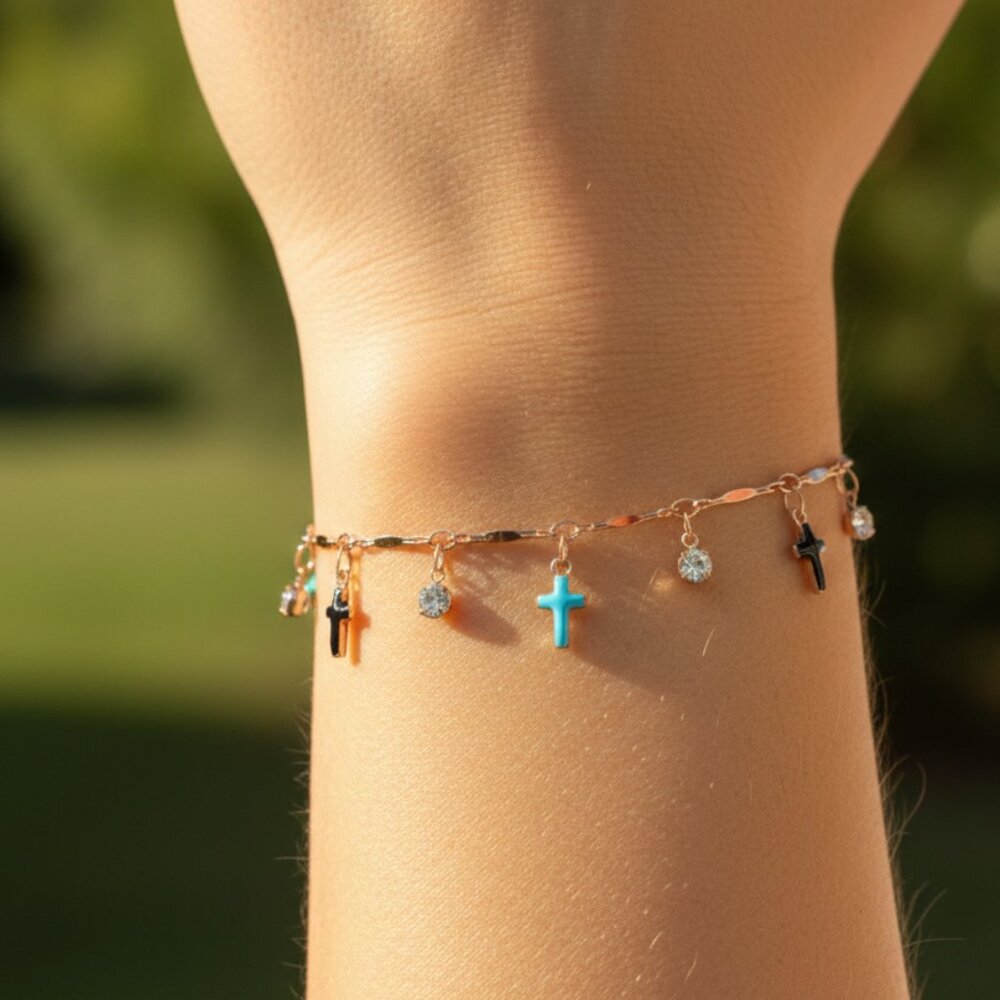 "Trendy Handmade Bracelet – A Stylish Gift for Women & Girls, MAR091854